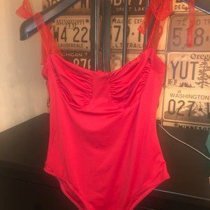 Princess Polly Red Bodysuit